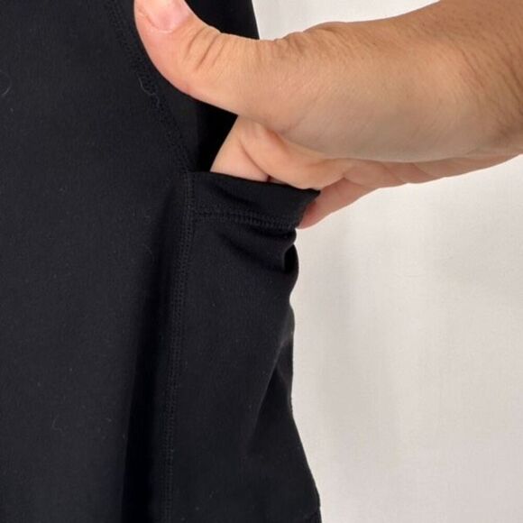 Baleaf Flyleaf 9" Tight-fitting Biking Athletic Shorts Small Phone Pockets Black - Picture 7 of 11